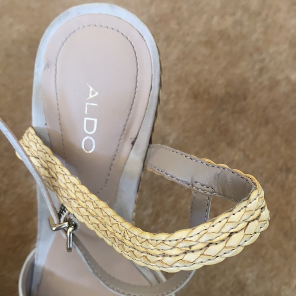 ALDO Wedge Sandals - Raffia - Picture 6 of 9
